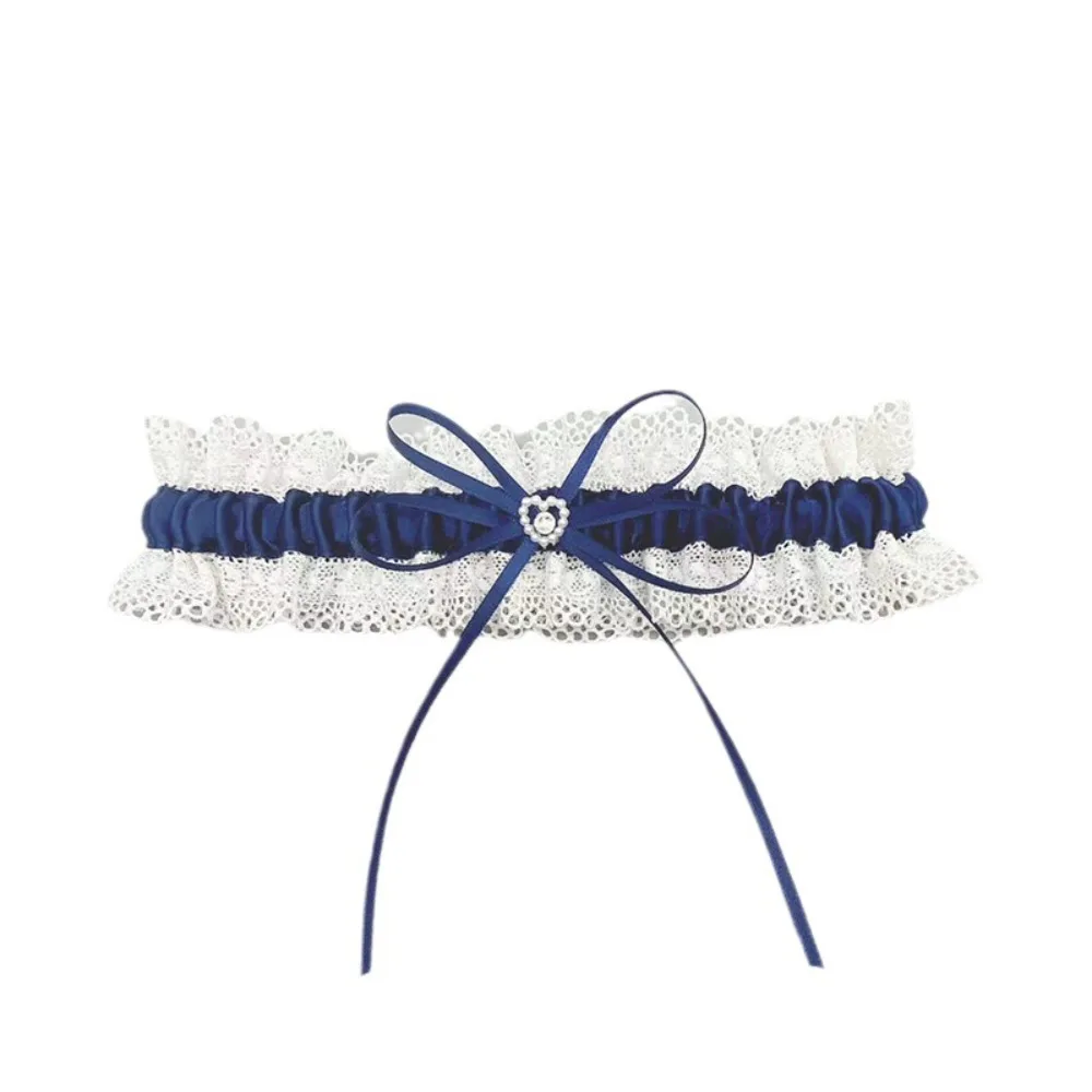 Модные свадебные кружевные подвязки с бантом женский пояс для Подвязки