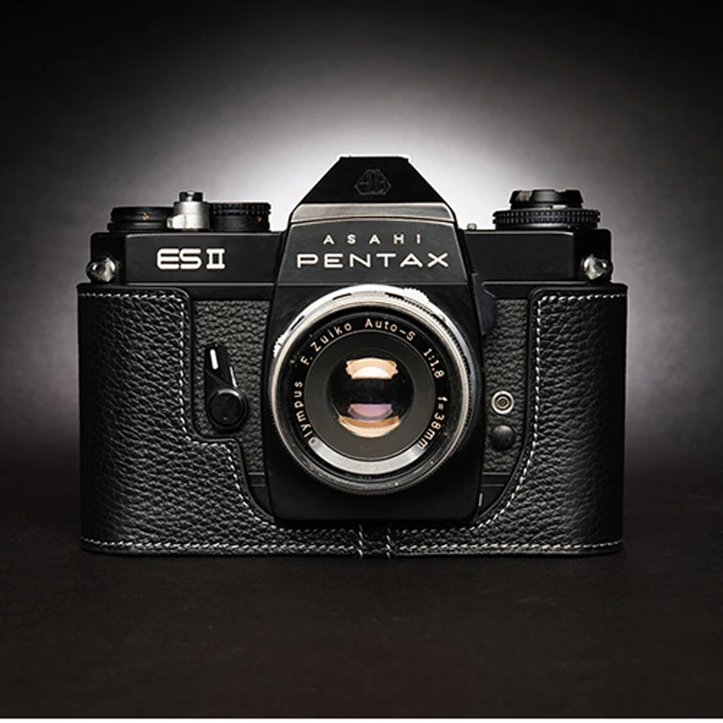 

Чехол ручной работы из натуральной воловьей кожи, защитный чехол для pentax ESII ES II, чехол для камеры