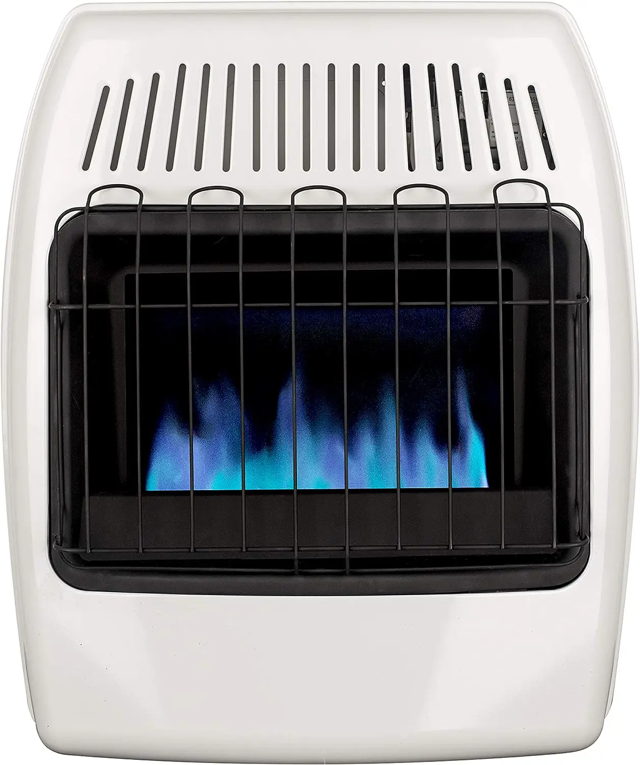 

BTU Liquid Propane Blue Flame Vent Free Heater, White