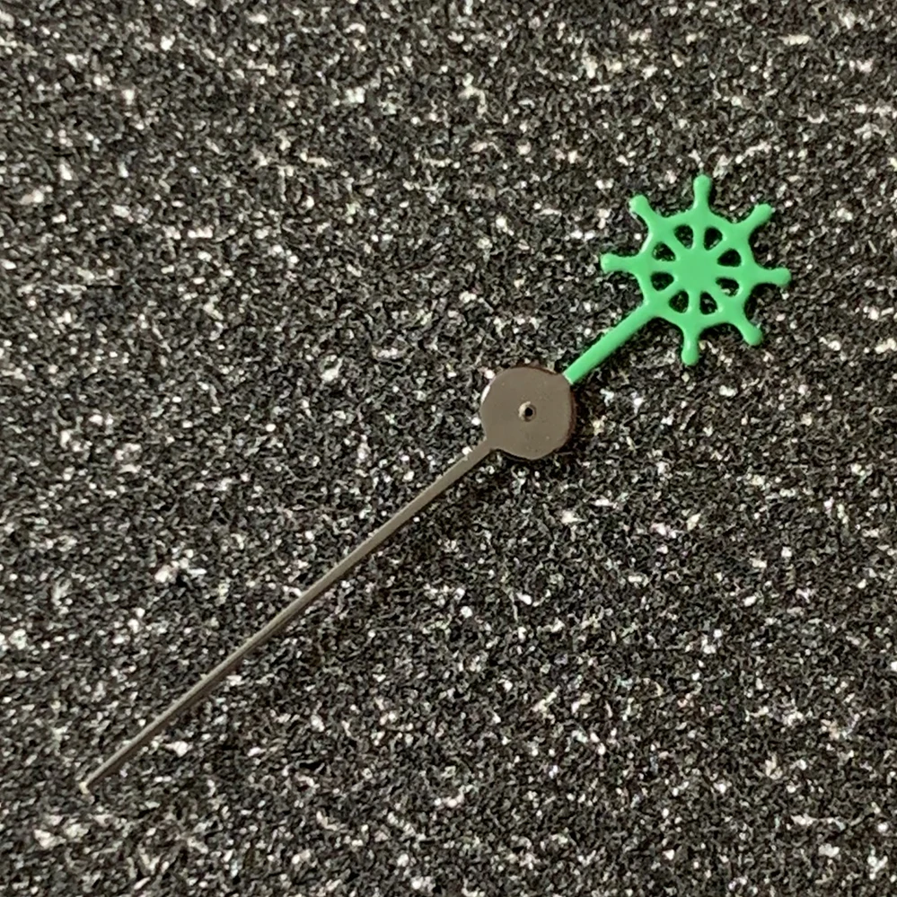 Watch Hands Accessories Single Hand 125mm Without Luminous Gold and Silver Gun Color Watch Hands Fit  NH35 NH364R 7S Movement