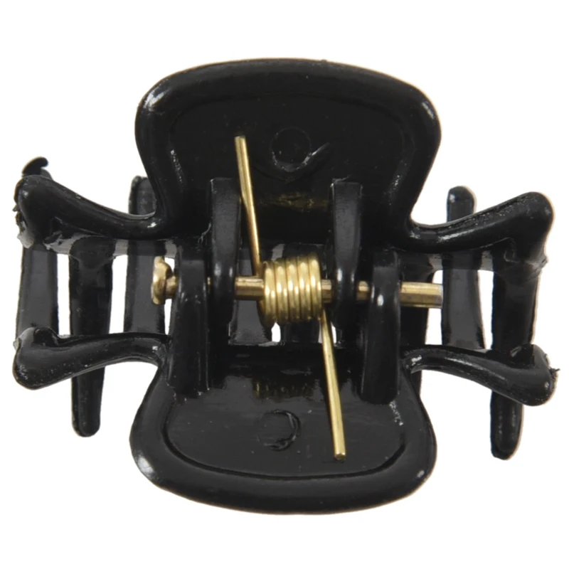 

2023 горячая Распродажа-36 шт. 1,1 дюйма длинные черные пластиковые мини заколки для волос 10 когтей заколка для волос для женщин