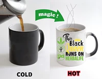 this black queen runs on herbalife mug funny herbalife coffee mugs cute cup color changing magic coffee mugs drinkware teaware