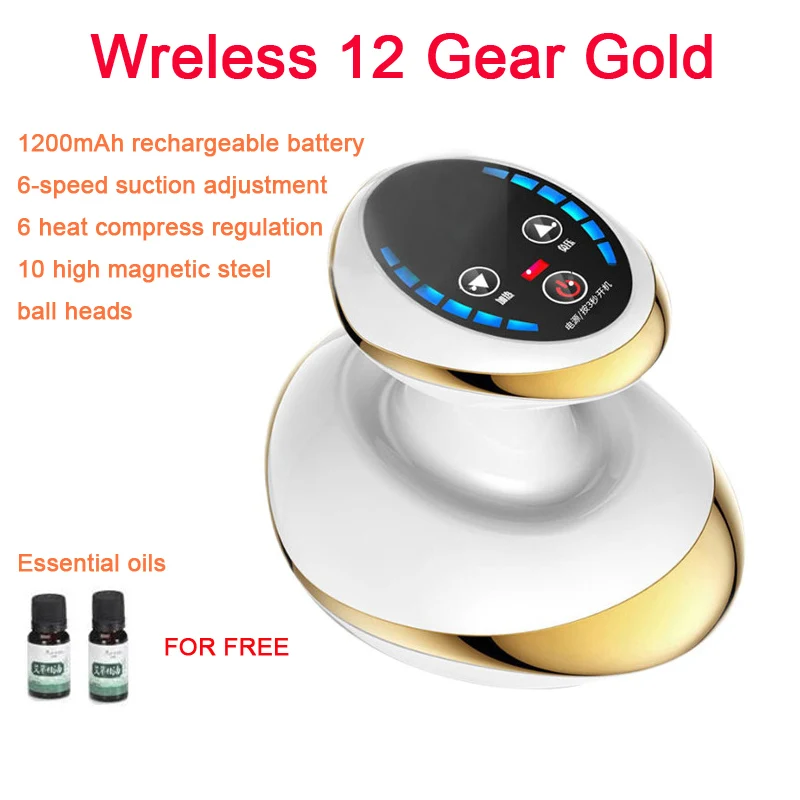 

Guasha Massager for Body Slimming Back Massager Cellulite Massager Gua Sha Foot Massager Eletric Muscle Stimulator Losing Weight