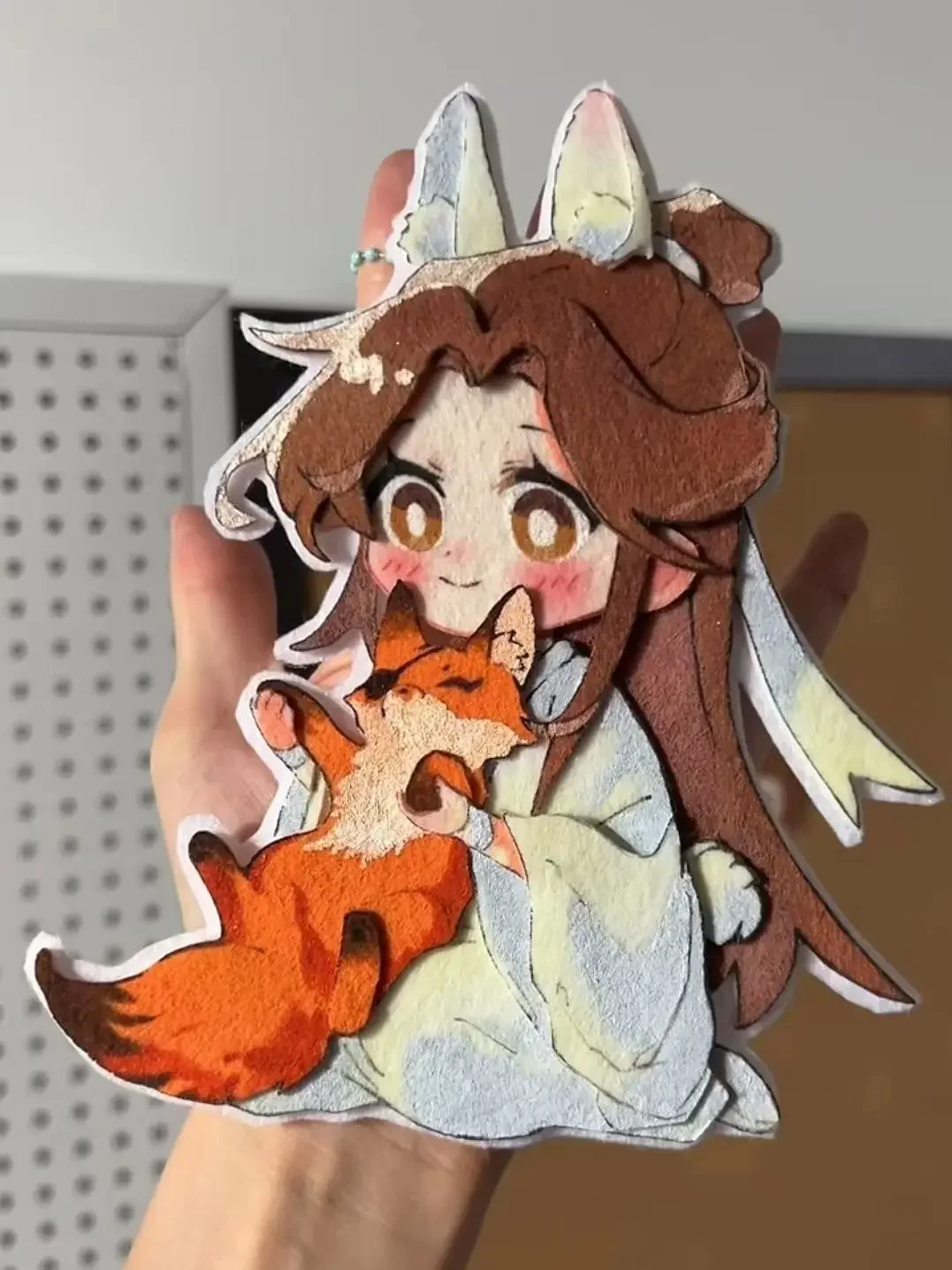 Аниме небесные официальные благословения Xie Lian Hua Cheng Q Edition яркая Нетканая