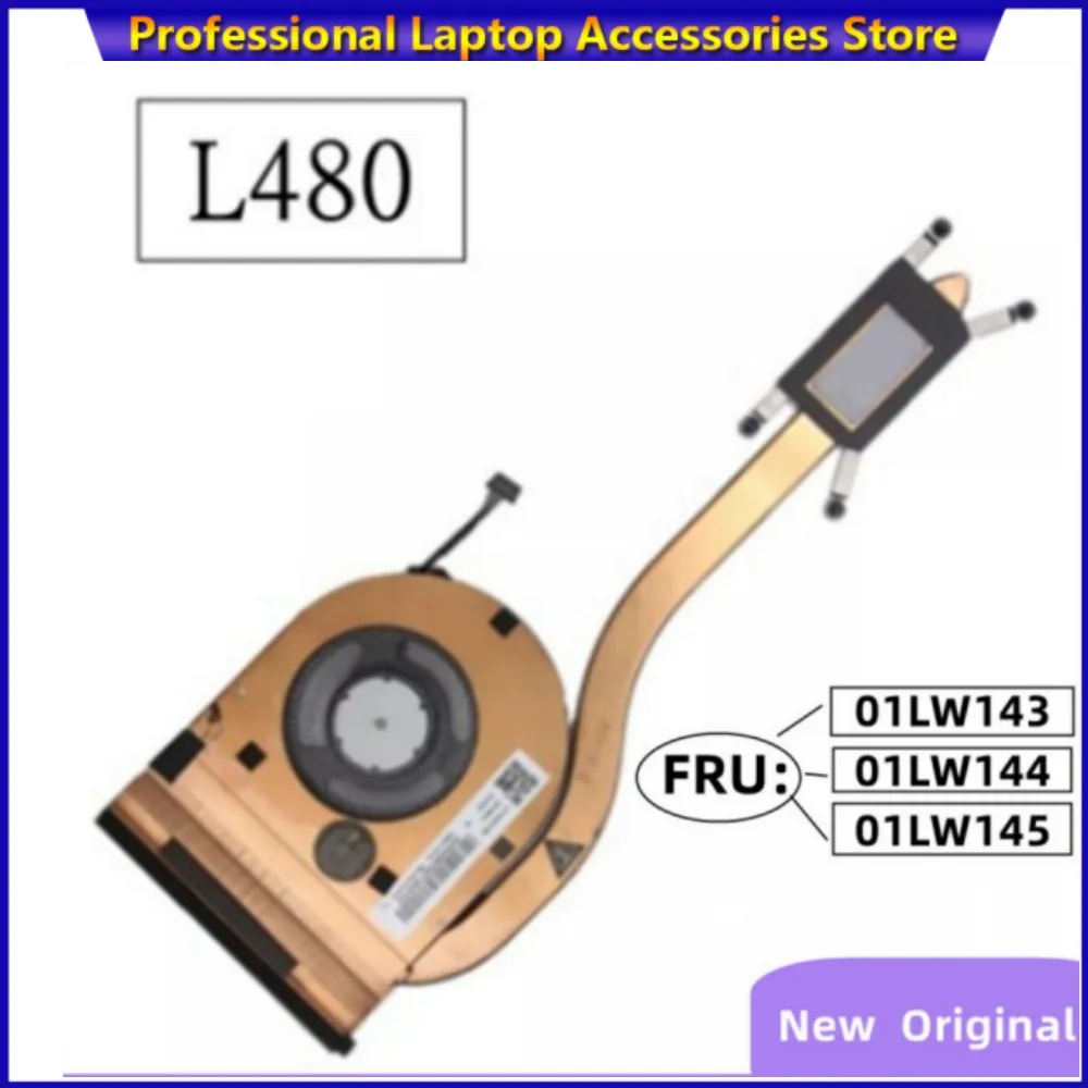 Новый вентилятор для ноутбука Lenovo Thinkpad L480, встроенный радиатор (UMA) FRU 01LW144 01LW145 01LW143 100%, превосходное качество, BAZC0706R5M