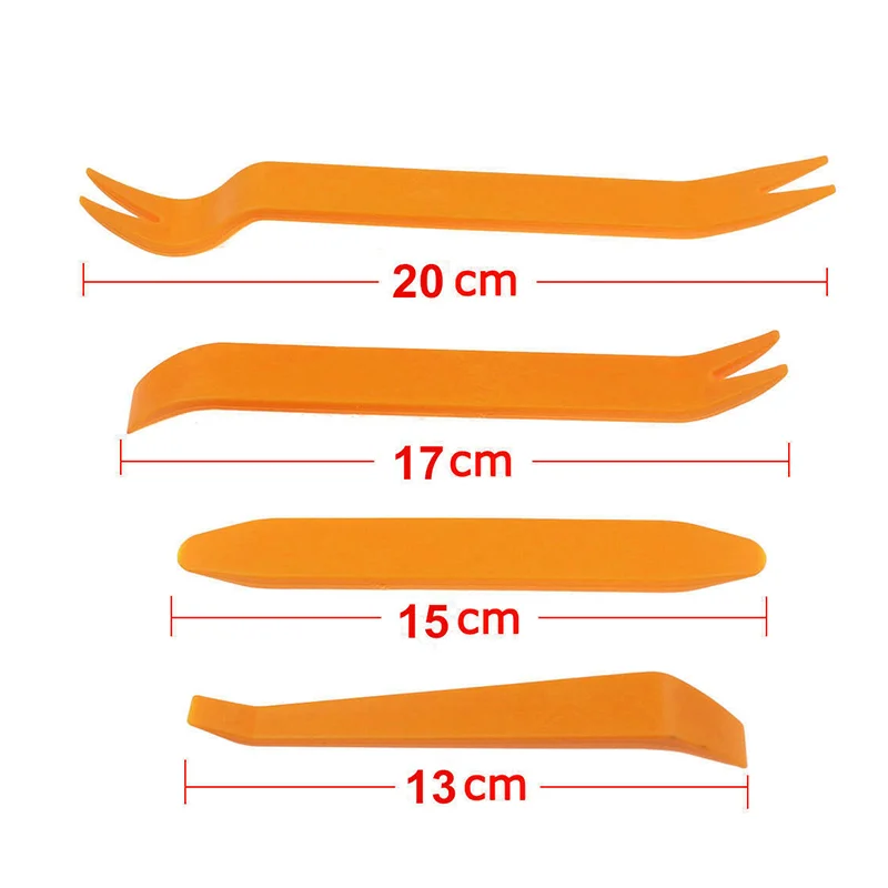 

Набор Инструментов Для Демонтажа Обшивки Дверей Автомобиля: Пластиковые Лопатки Для Снятия Панелей