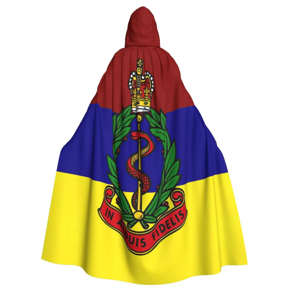 

Royal Army Medical Corp Hooded Cloak Halloween Party Cosplay Woman Men Adult Long Witchcraft Robe Hood