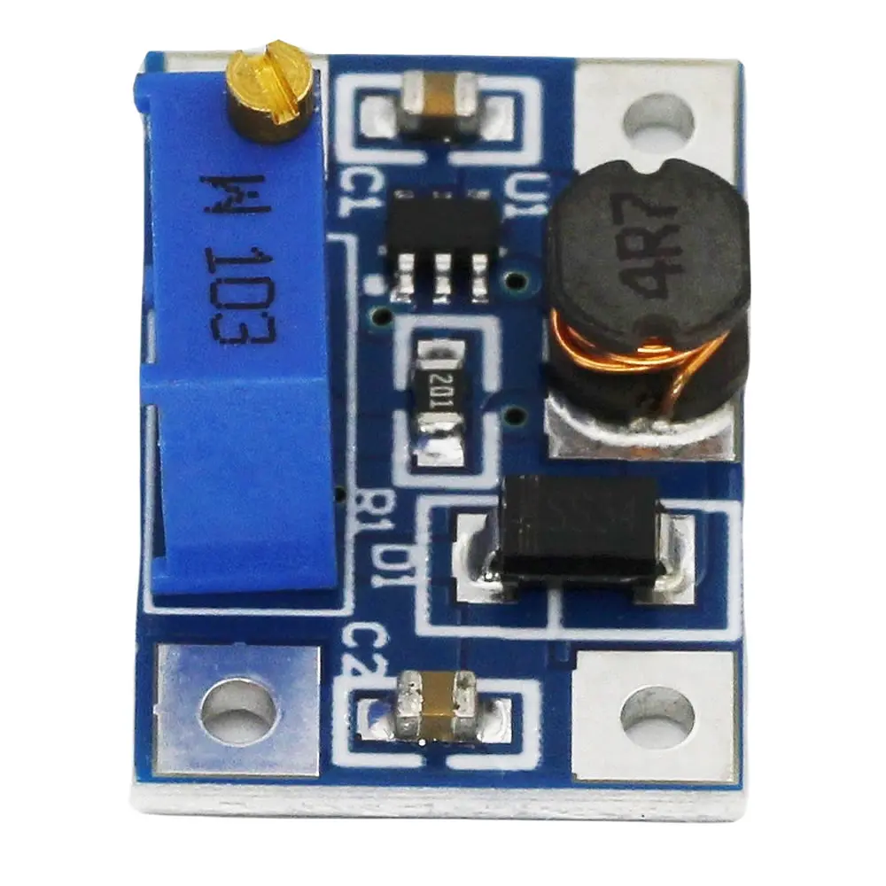 Повышающий преобразователь напряжения с большим током 2 А 2-24 В до 2-28 в