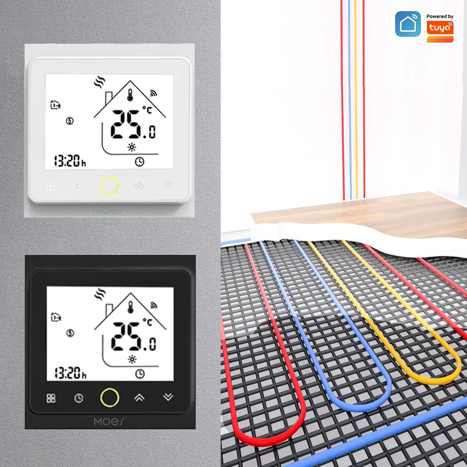 

MOES Умный термостат для электрического/водяного отопления