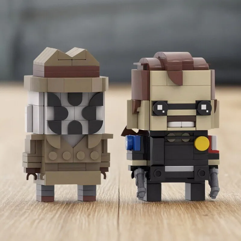 Фото MOC детские сборные строительные блоки, игрушки, серия фильмов, фигурки героев, мультяшные куклы, модель для взрослых, коллекция на день рождения, подарок №1