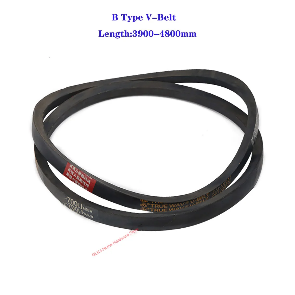 

1Pcs B3900/3950/4000-4800mm B Type V-Belt Black Rubber Triangle Belt Industrial Agricultural Mechanical Transmission Belt