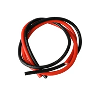 1meter black 1meter red silicone wire 14awg 16awg 18awg 20awg 22awg 24awg 26awg heatproof soft silicone silica gel wire cable