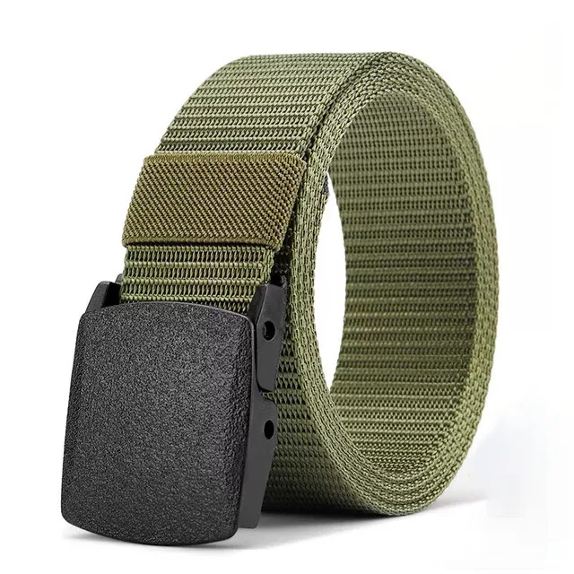 Men's Military Automatic Buckle Nylon Belt Outdoor Hunting Multifunctional Tactical Canvas Belt High Quality Military Black Belt
