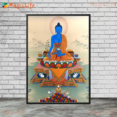 Индийская религия Белая Тара искусственная стена картины для гостиной домашний декор плакат настенное Искусство Холст Картина без рамки