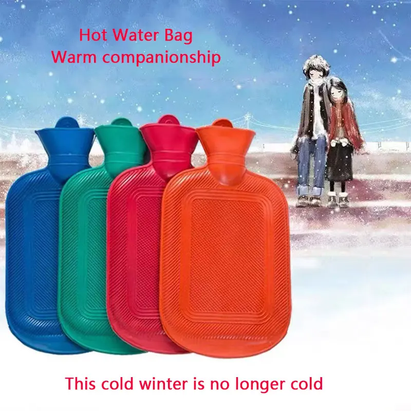 

Thick Hot Water Bag Winter Warm Portable Rubber Hot Water Bottles Hand Feet Thermal Bottles Reusable Heat Pack Warming Products