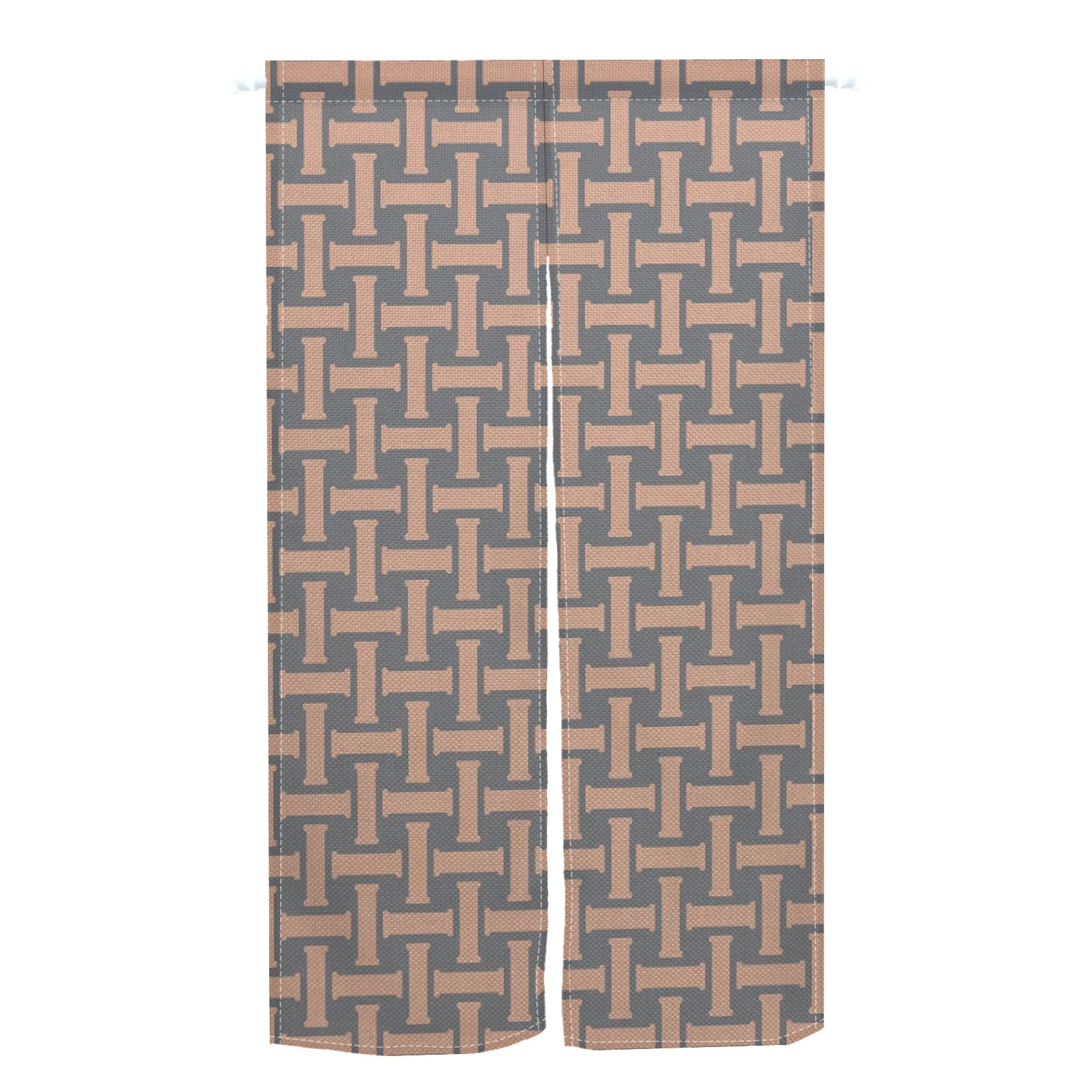 Красочная Вертикальная полосатая дверная занавеска японская для двери спальни