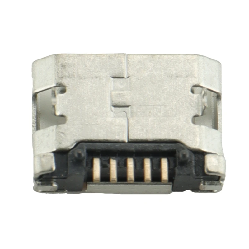 

100 шт., разъём Micro-USB 5Pin DIP No Side B, плоский разъем без завивки