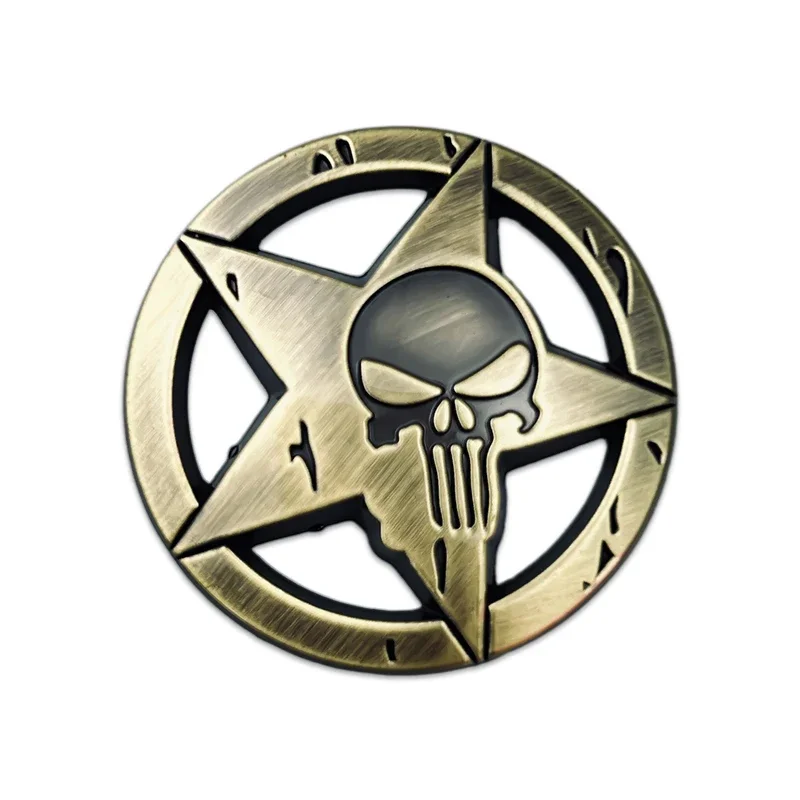 Боковая эмблема кузова автомобиля череп задний багажник значок наклейка для BMW