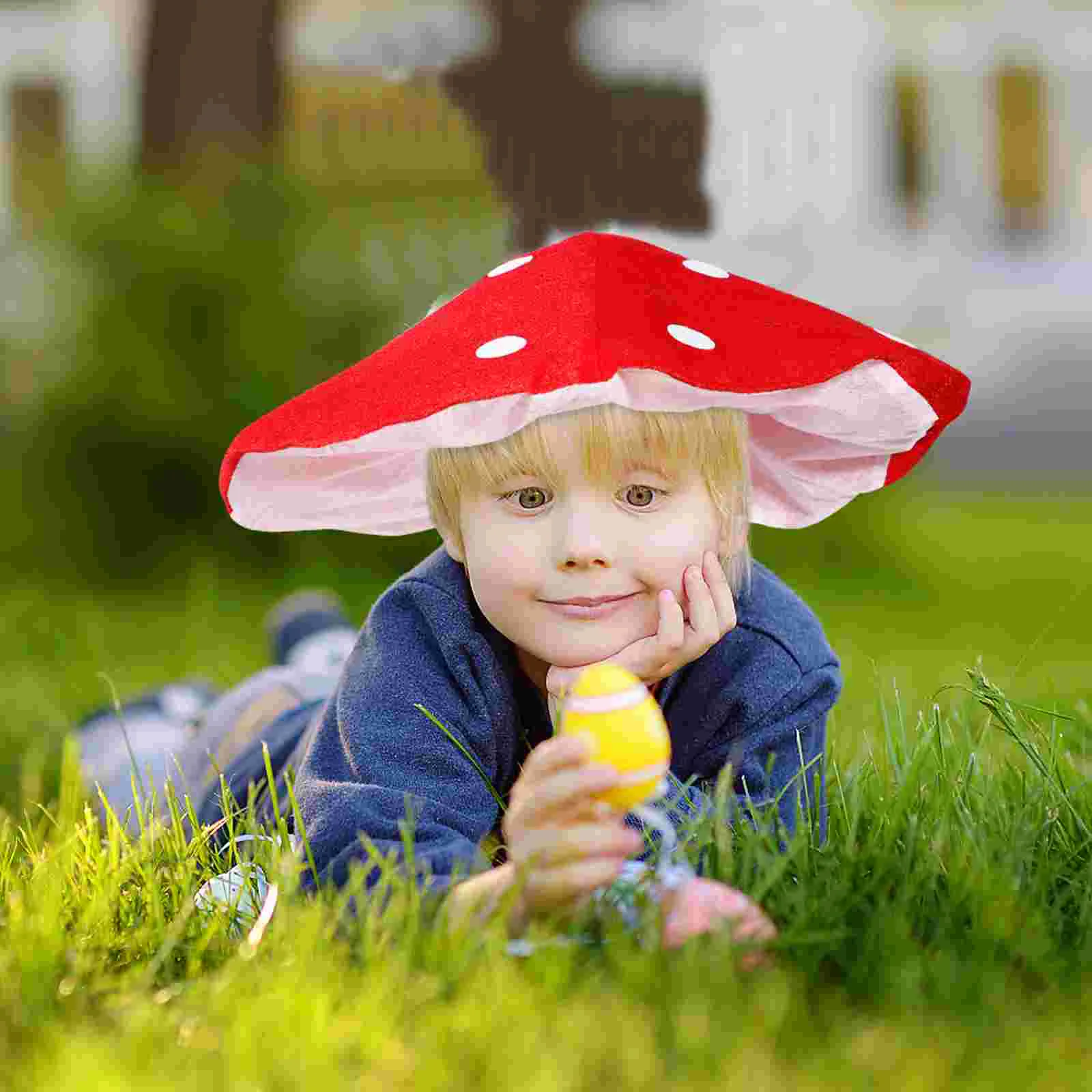 

mushroom church hats plush hat funny red mushroom hat costume plush hat funny party hat for children gift party hat Bowler