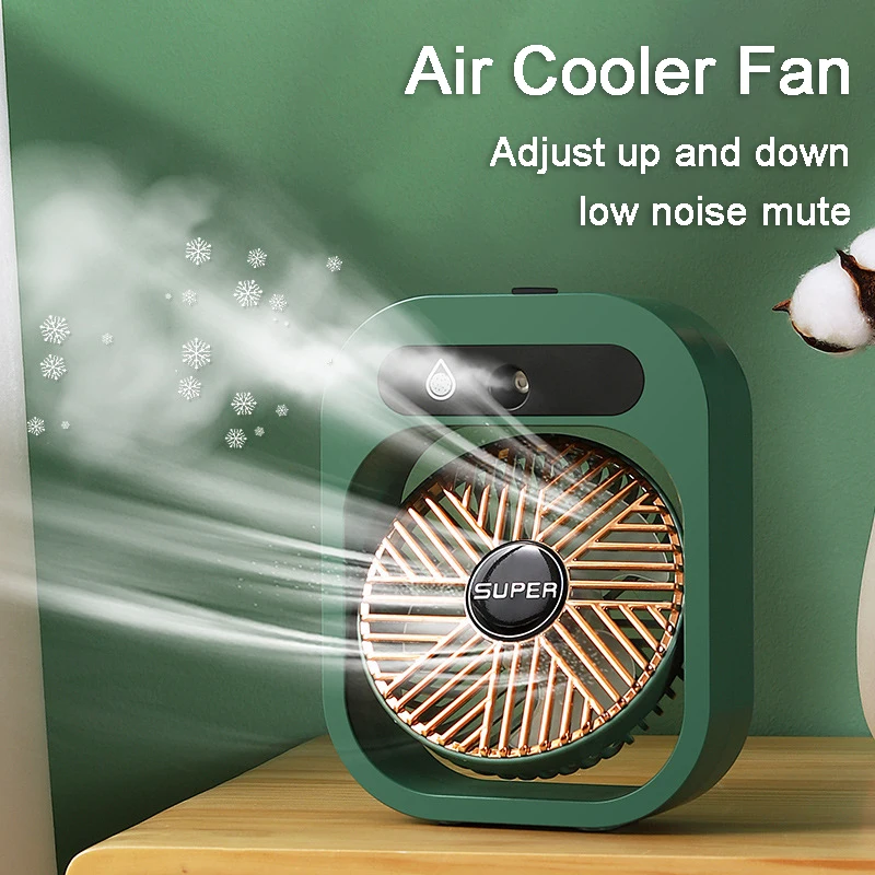 

New Portable Air Conditioning USB Mini Air Cooler Fan Humidifier Water Cooled Air Cooling Fan For Home Office Bedroom Ventilador