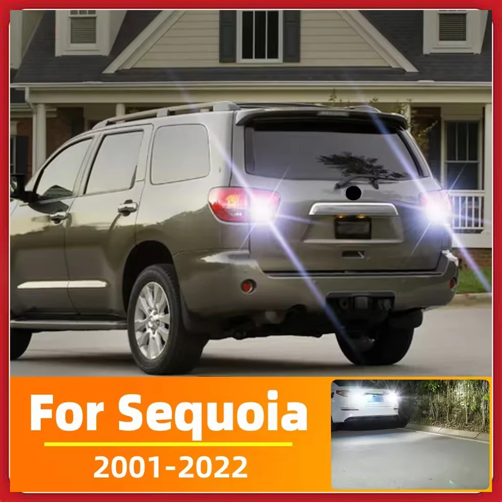 2 шт. для Toyota Sequoia 2001-2015 2016 2017 2018 2019 2020 2021 2022 светодиодная резервная лампа заднего хода Canbus без ошибок