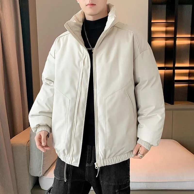 남성골프의류 High Quality Golf Jacket Men's Wear 2024 Winter Thicken Warm Windbreaker collar loose Coat Man's Apparel