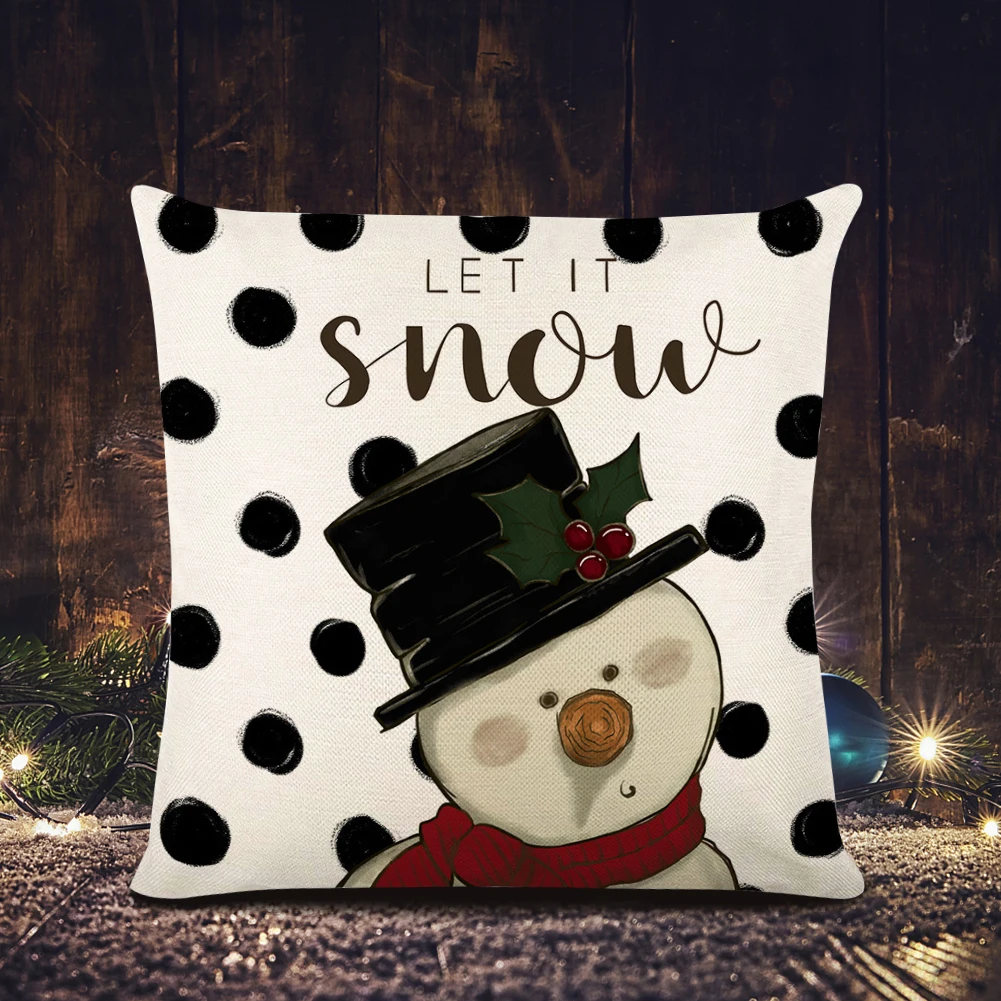 

4 шт., новогодний декоративный Чехол-накидка на кровать в виде гнома, снеговика