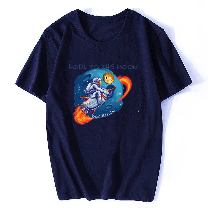 Футболка с изображением Сиба-ину до Луны симпатичная Мужская футболка ракетки