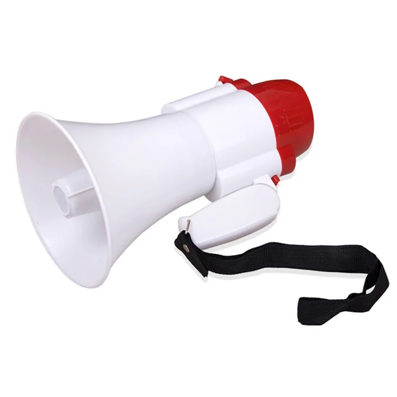 

Rechargeable Portable Megaphone With Musical Siren And Recorder
