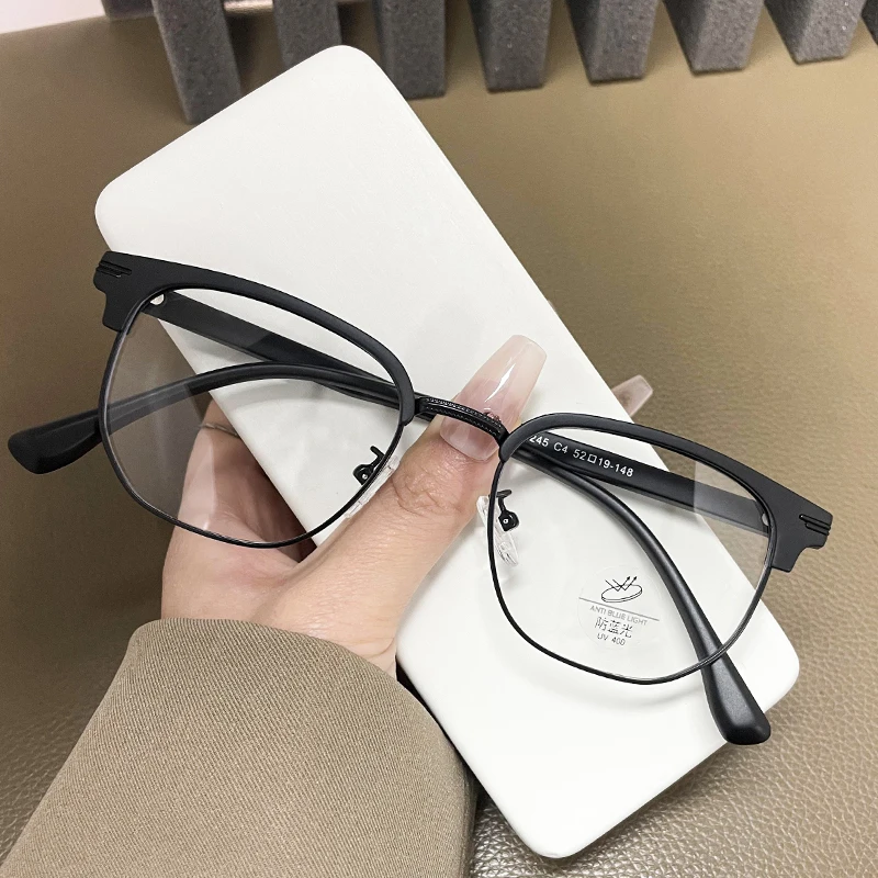 Высококачественные женские очки с полуободковой оправой синие блокирующие