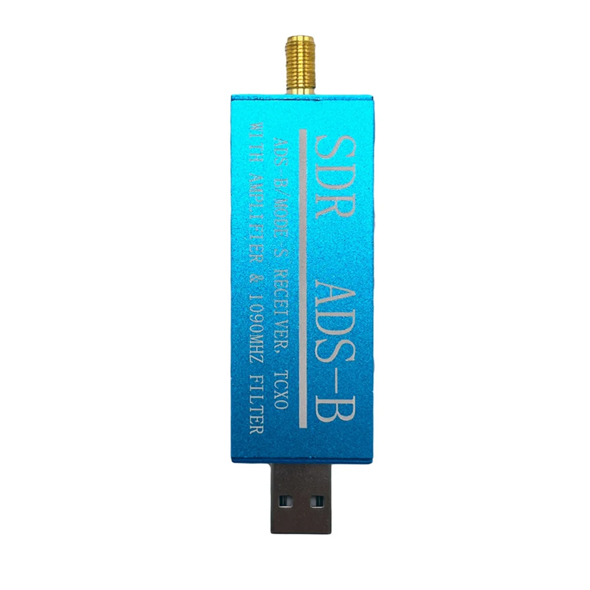 Фото A57G-RTL2832U ADS-B Mode-S USB SDR ТВ-приемник Встроенный радиочастотный усилитель 1090 МГц Полосовой фильтр Радио SDR-диапазон ТВ-сканер Тюнер №1