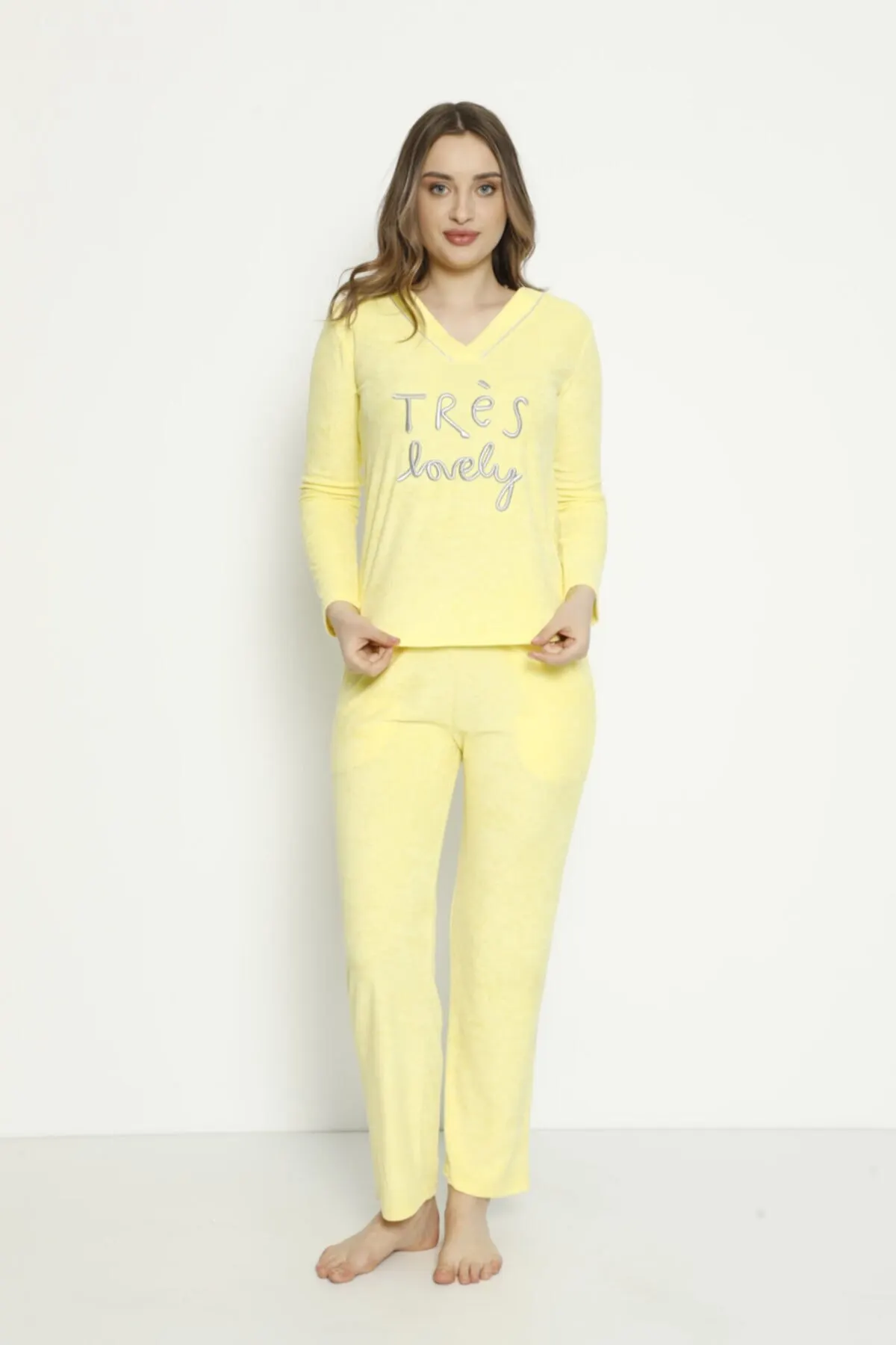 

Женская пижама с узором, ночная рубашка и ночная рубашка, зимняя мягкая плюшевая Пижама для сна и отдыха, ночная рубашка, одежда для сна, Ночн...