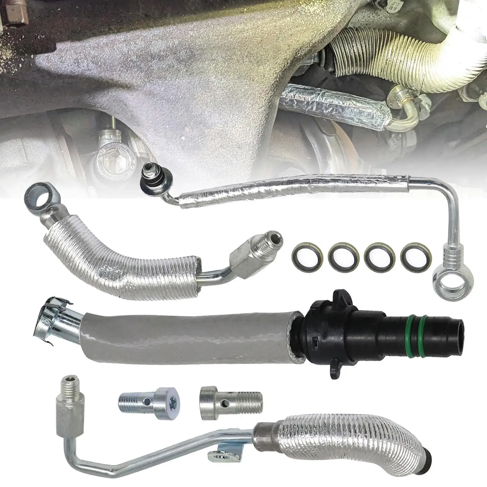 Турбо-Масляный возвратный дренажный шланг 25198546 для Chevrolet Cruze Sonic Trax