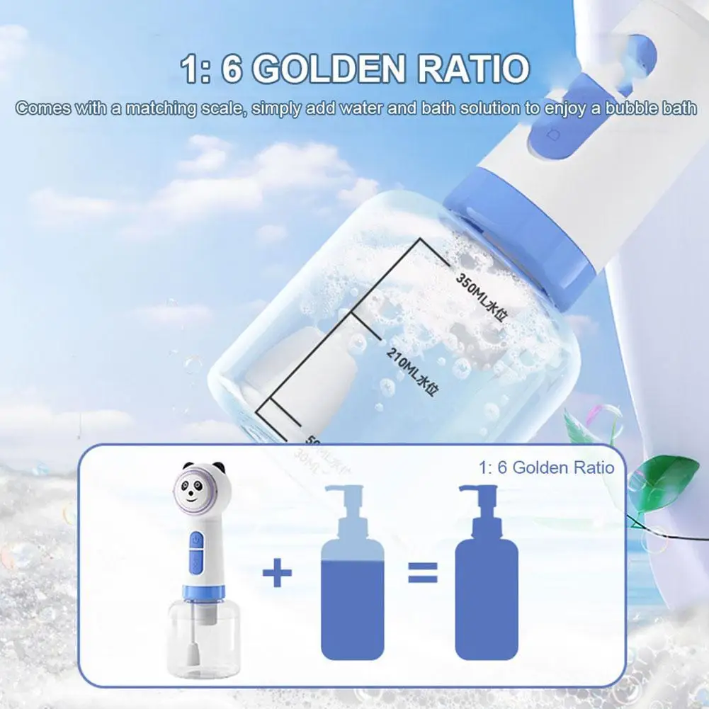 Барботер для домашних питомцев в виде панды с Usb-зарядкой электрическая машина