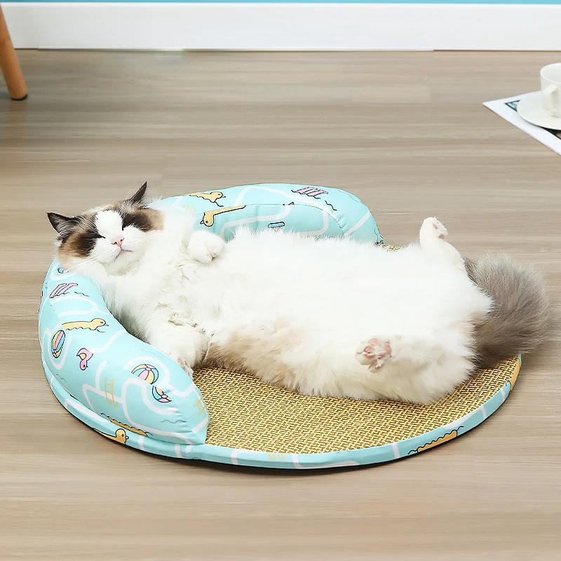 

Summer honeycomb breathable mat cat mat to cool down dog beds cool ice mat pet supplies