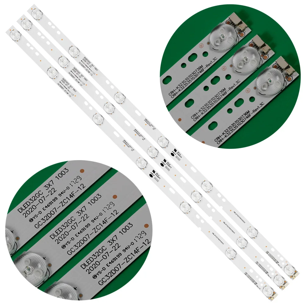 

LED Backlight Strip LE32D99 L32C11 DNS S32DC1 LED32C370 CRH-K212424T030746F CRH-K323535T030736M XSJ32D07-ZC14C-01 DLED32GC 3X7