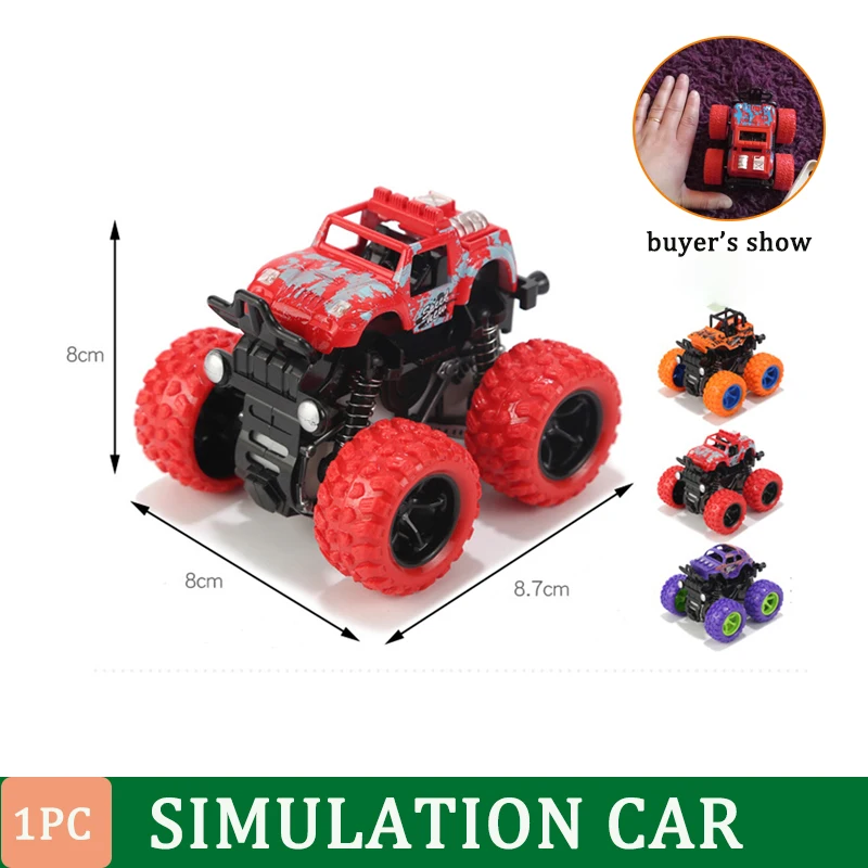 

Модель автомобиля пластиковая, инерционная игрушка, четыре колеса, внедорожник, строительный макет, подарок для детей на день рождения