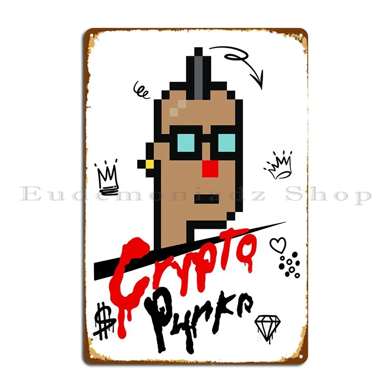 

Punk Metal Sign Design Cinema Garage Wall Wall Mural Tin Sign Poster
