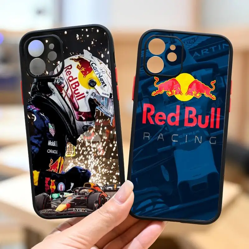 

RED Energy Drink Bull Phone Case IPhone 12 11 13 14 Pro Max X XR XS SE2020 7 8 Plus Hard Shockproof Cover Case
