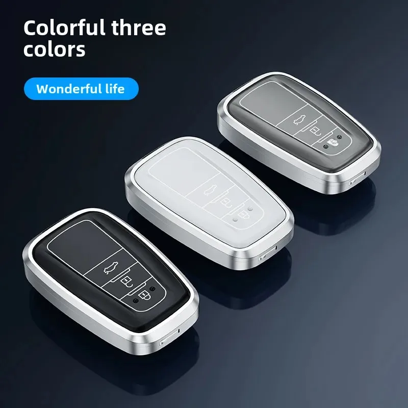 Высококачественный чехол для ключей от машины Toyota совместимый с Camry Corolla Supra Lexus