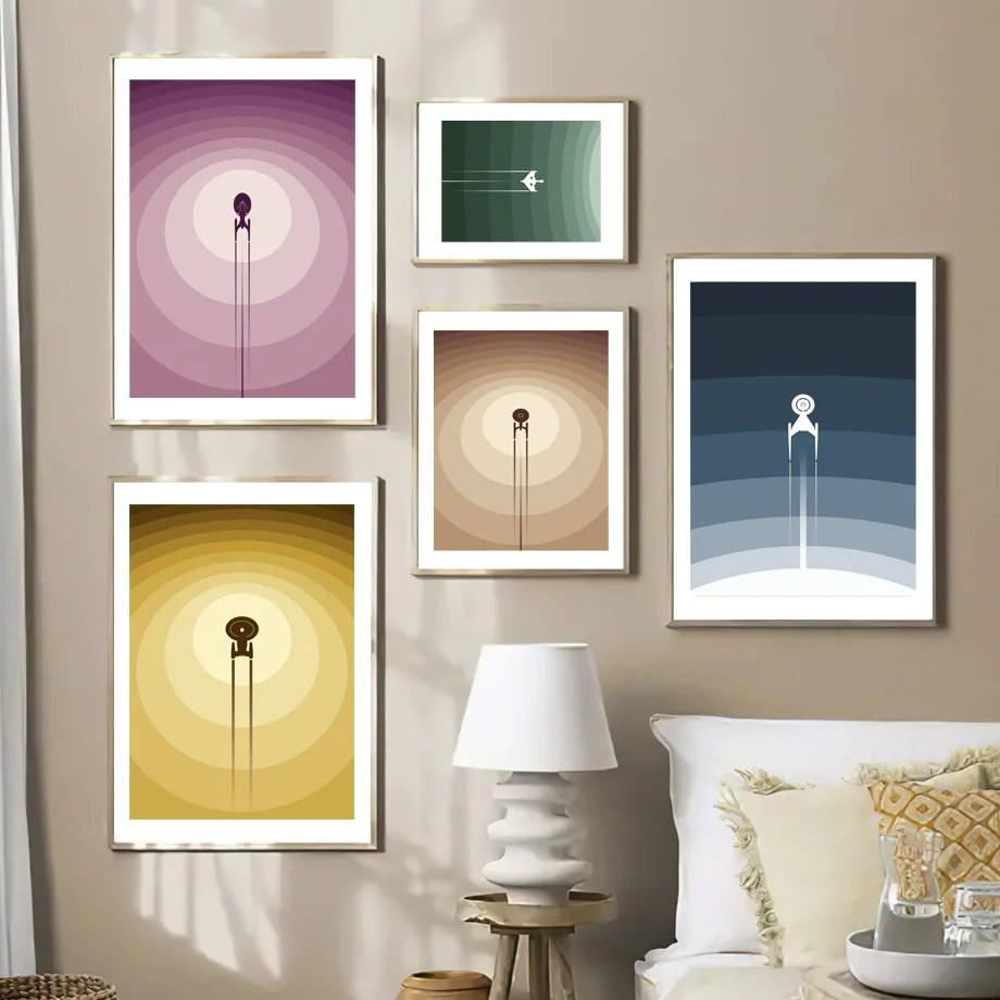 Космический корабль гало Звездные войны флот Космос галактика настенная Картина