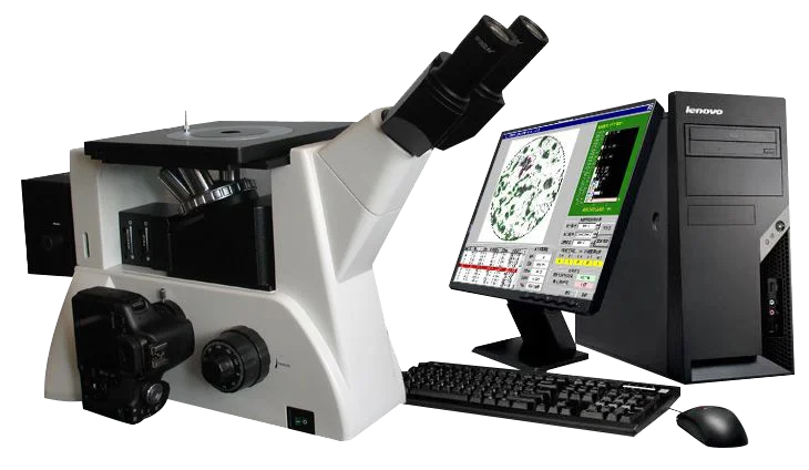 Металлографический микроскоп изображение анализатор частиц детектор