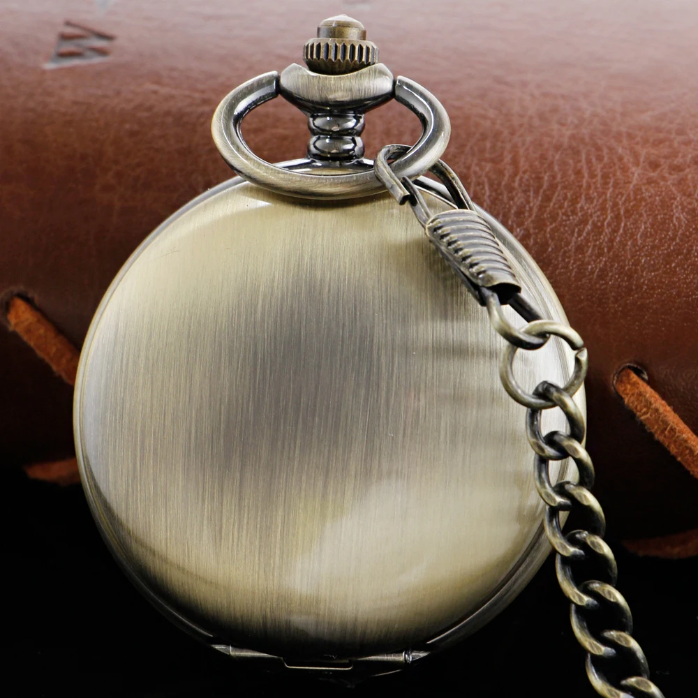 Antique Rome Display Double Opening Steampunk Mechanical Pocket Watch Vintage Gentleman Analog Signal Clock Women Jewelry Gift