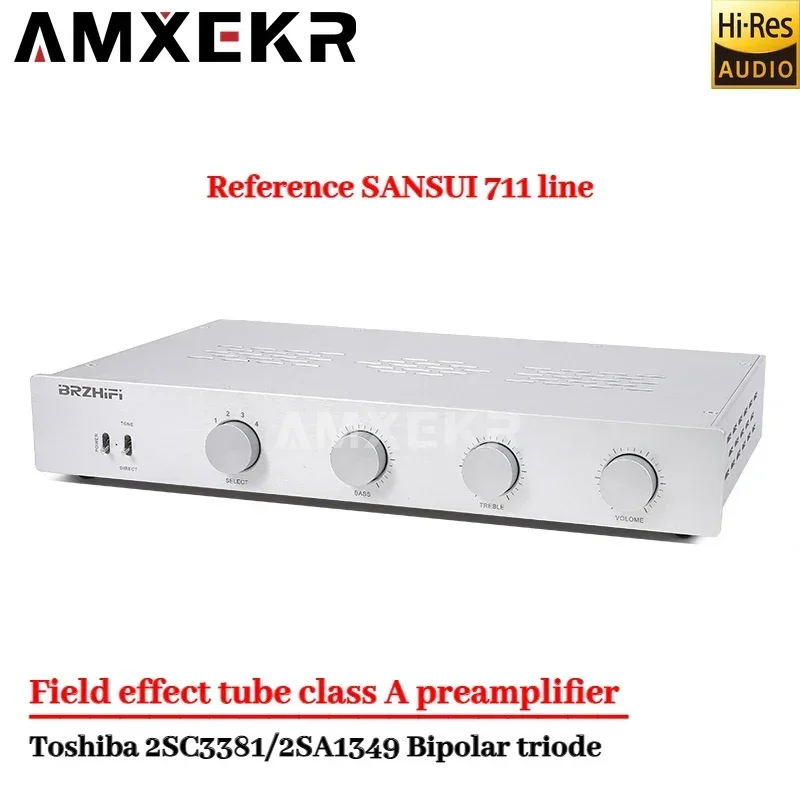 AMXEKR Reference SANSUI 711 Line FET предусилитель 2SC3381/2SA1349 Hi-Fi тона стереоусилитель для