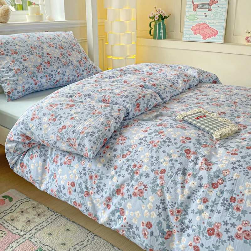 

Пододеяльник из полиэстера и хлопка floral style