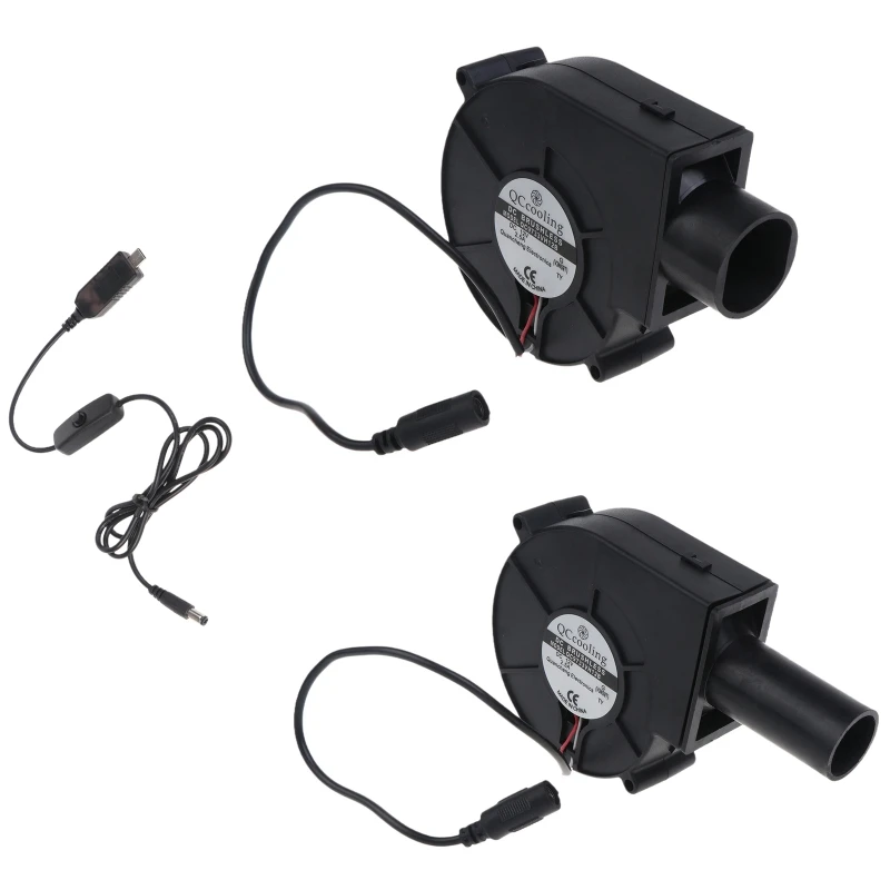 

USB C 5V 97x33mm High Air Volume Centrifugal Blower with Air Duct for Cooking