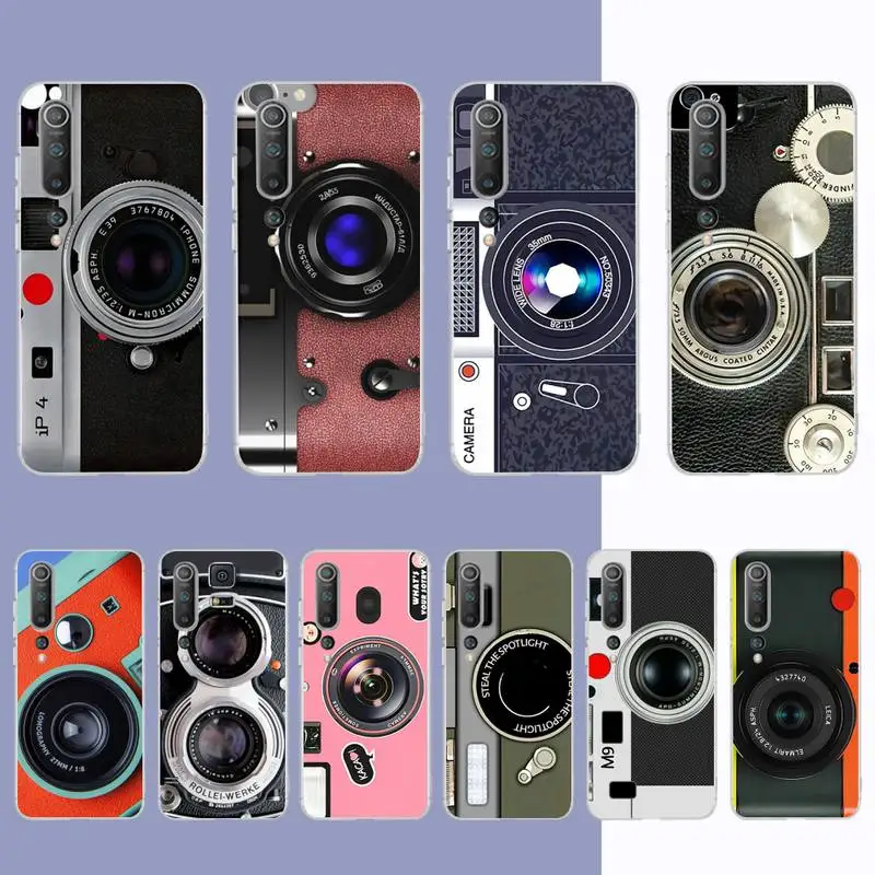 

Retro Vintage Camera Phone Case for Samsung S21 A10 for Redmi Note 7 9 for Huawei P30Pro Honor 8X 10i cover