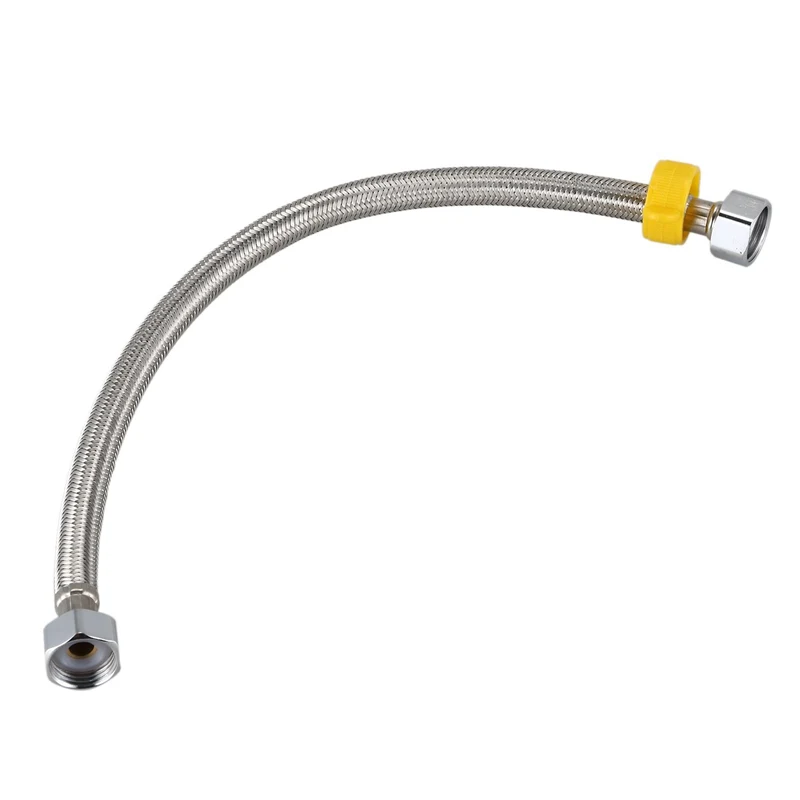 

Promotion! Shower Water Heater Flexible Braided Hose Tube Pipe 40Cm Silver