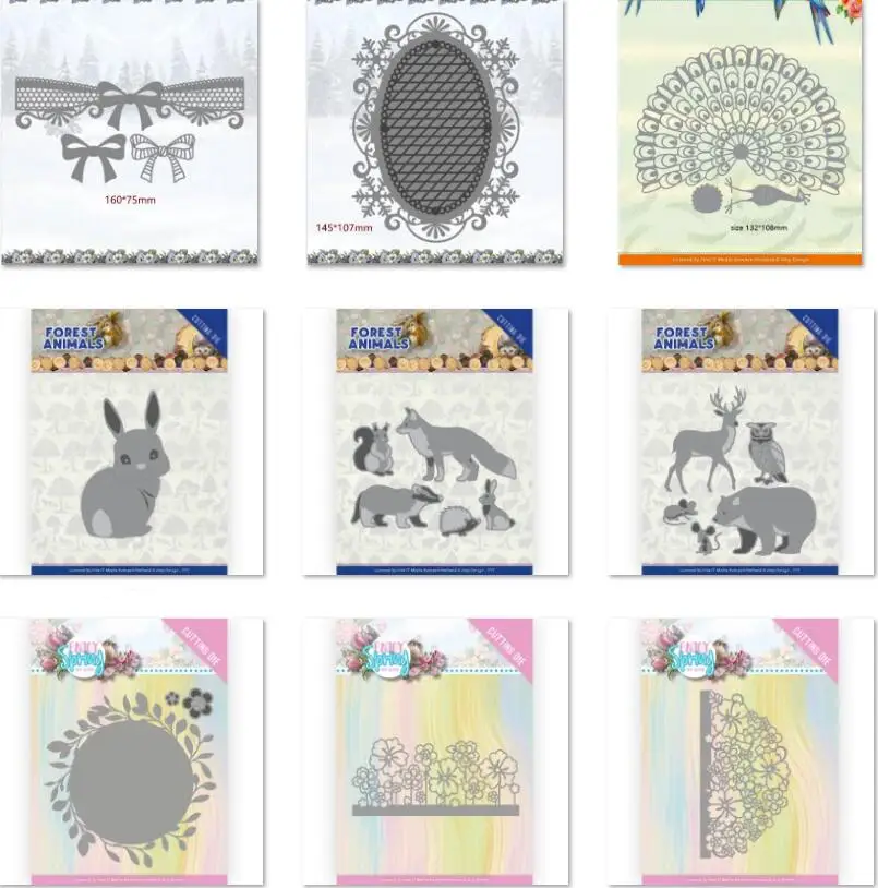 Металлические пресс-формы серии 2 Amy design форма для высечки карточек скрапбукинга