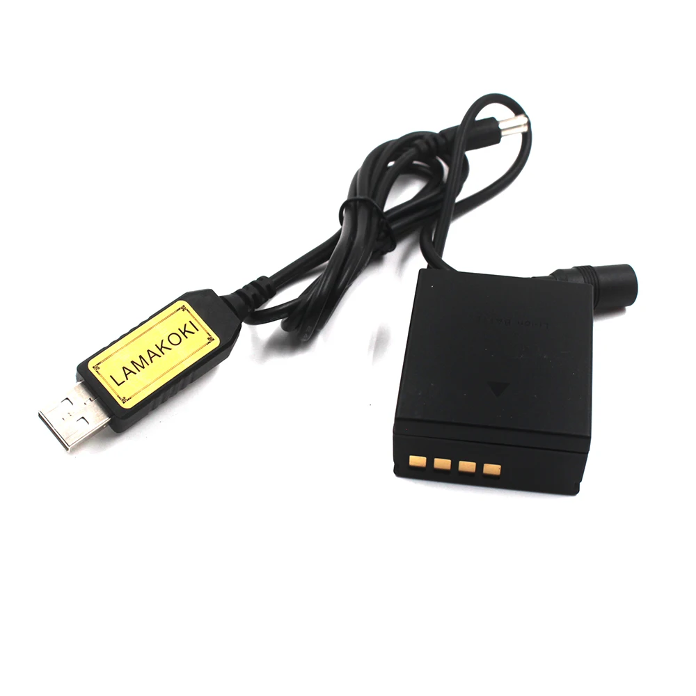 Фото Кабель QC USB Power Bank BLH1 BLH-1 Аккумулятор постоянного тока для камеры Olympus E-M1 Mark II №4